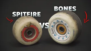 The BEST Wheels For Skateboarding? (Bones SPF vs Spitfire Formula Four)