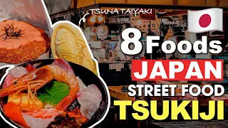 BEST 8 TSUKIJI FISH MARKET ULTIMATE STREET FOOD TOUR: Japan Travel Guide 2023