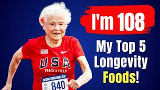 Julia Hawkins (107 yr old) I eat TOP 5 Food & don't get old. Anti-aging Benefits.