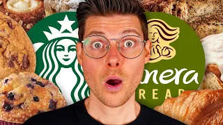 STARBUCKS VS PANERA | Who Has The Better Bakery?