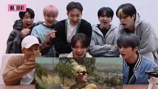 Stray Kids reaction to ;:'"Miley Cyrus Flowers_-: