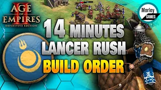 This AOE2 Mongols Build Order Gave me 11 WINS IN 11 Games!! - Steppe Lancer Rush