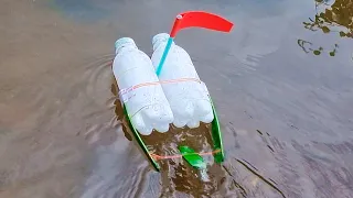 How To Make  Elastic Band Paddle Boat | Plastic Bottle DIY