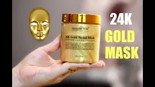 24K GOLD FACIAL MASK REVIEW! It Is Unbelievable How My Skin Looked ~Product Talks~