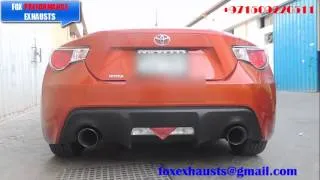 TOYOTA 86 FOX EXHAUSTS SYSTEM