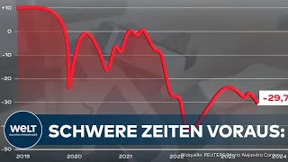 DEUTSCHE WIRTSCHAFT AM ABGRUND: Rezession und Sparflaute - Stimmung bleibt schlecht!