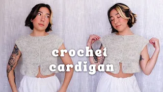 crochet raglan cardigan | top-down cardigan tutorial!