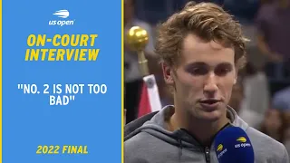 Casper Ruud On-Court Interview | 2022 US Open Final