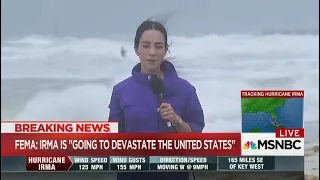 Kitesurfing a Hurricane in Breaking News | Kiteboarding is awesome