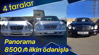 Sumqayıt maşın bazarı 4 FARA Mercedeslər, kreditlə Panorama Mercedes @tajafarov