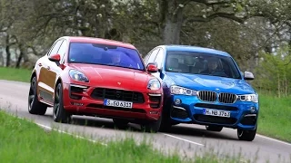 BMW X4 M40i vs. Porsche Macan GTS | 0 - 200 km/h | Sound | sport auto