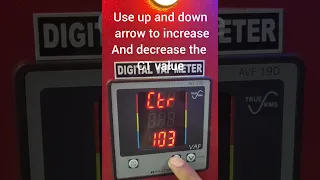 How to program a ct value in multispan VAF meter