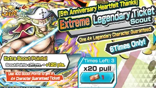 EX Whitebeard Scouts Guaranteed Tickets + Free Rainbow Diamonds - One Piece Bounty Rush