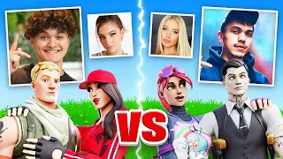 FaZe Jarvis & EX Girlfriend VS FaZe Kay & Girlfriend (Fortnite Challenge)