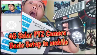 How to Connect 4G SOLAR PTZ UBOX Cameras / Mobile set up