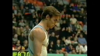 1999 Zurich Gymnastics World Cup Event Finals - Eric Pedercini (ARG) FX (Argentina TV)