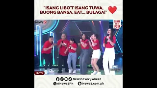 TVJ at legit Dabarkads, inawit ang orihinal na theme song ng Eat Bulaga