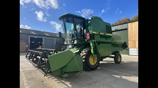 JOHN DEERE 1065 COMBINE HARVESTER. Full Walk Round Video.