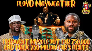 FLOYD MAYWEATHER....I BROUGHT OUT MY CONTRACT FOR 750,000 AND MADE 750 MILLION FOR 3 FIGHTS #SHORTS