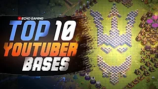 Top 10 YouTuber Bases in Clash of Clans
