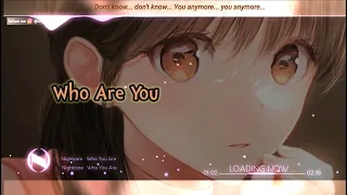 Nightcore ✓ Who You Are (Lyrics)