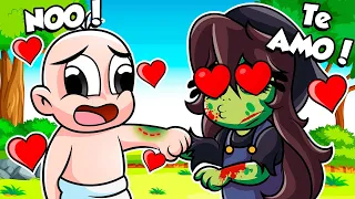 ¡BEBE NOOBSI ZOMBI SE ENAMORA DE BEBE NOOB! 😱💖 ¿LO BESA? 😳 EN MINECRAFT