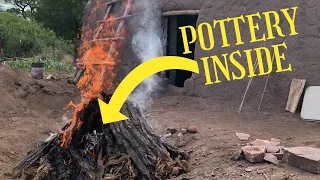 Firing Pottery for the Archaeology Field School