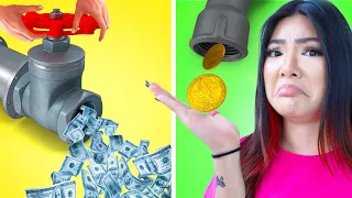 RICH VS BROKE PRESIDENT | 8 CRAZY SITUATIONS & FUNNY BODY SWAP FOR 20 HOURS BY CRAFTY HACKS