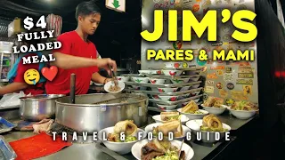 $4 FAMOUS FULLY LOADED BONE MARROW PARES in Malate 🤤❤️ | Jim's Pares & Mami | 4k Review