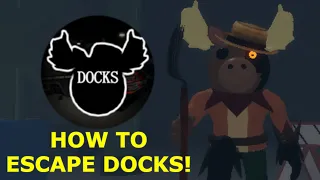 How to ESCAPE PIGGY: BOOK 2 CHAPTER 9 DOCKS + ENDING CUTSCENE in PIGGY! - Roblox