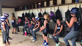 Softball chant Rock the boat 7/14/18