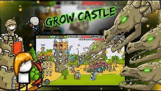 Grow Castle: Raised the level of Heroes and killed the Bone Dragon