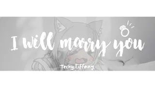 ❚   i will marry you | tiffaccino (cw loud sounds)