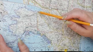 ASMR ~ Alaska, USA History & Geography ~ Soft Spoken Map Tracing Google Earth
