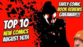 TOP 10 New Comic Books August 16th 2023 🔥 REVIEWS, COVERS, SPOILERS & GIVEAWAY