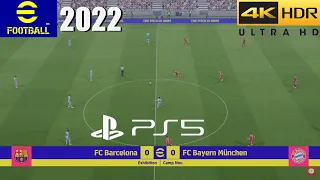 eFootball 2022 PS5 4K 60FPS Gameplay