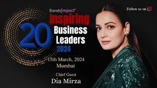 Dia Mirza at Brands Impact Inspiring Business Leaders Award 2024