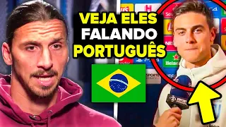 Jogadores Gringos FALANDO em PORTUGUÊS