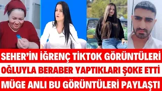 MÜGE ANLI SEHER VE ŞERIFE’NİN TİKTOK GÖRÜNTÜLERİNİ PAYLAŞTI DÜĞÜN YALAN SÖYLEDİ SİBELCAN SEDA SAYAN