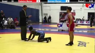 2012 Kiki Cup 55: Federico Manea (Italy) vs. Spenser Mango (USA #1)