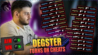 WHEN DEGSTER TURNS ON CHEATS | DEGSTER HIGHLIGHTS CSGO