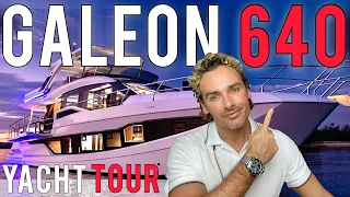 INNOVATIVE $2,200,000 Galeon 640 fly YACHT TOUR // GALEON fly Walkthrough