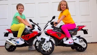 Kids pretend play ride on toy bikes