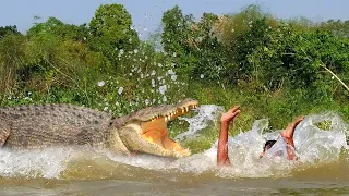 Crocodile Attack Man in Water || Crocodile attack Man || crocodile attack stories-Part 1
