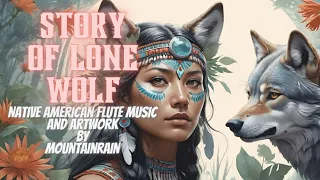 "STORY OF LONE WOLF"🎶 Native American Drone Flute for meditation, healing, relaxation, astral