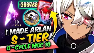 ⚡ZERO Cycles with ARLAN E6 - NEW 1.2 Memory of Chaos Stage 10 | Honkai Star Rail 0-Cycle 3 Stars