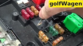 VW Golf 5 1.9TDI ECU relay power for engine control module