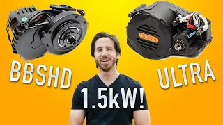 1,500W e-bike mid-motors: BBSHD & Bafang ULTRA