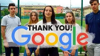 GOOGLE: THANK YOU!