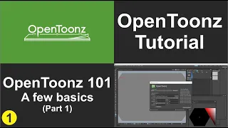 OpenToonz Tutorial - OpenToonz 101 - A few Basics, Rooms etc (Part 1)